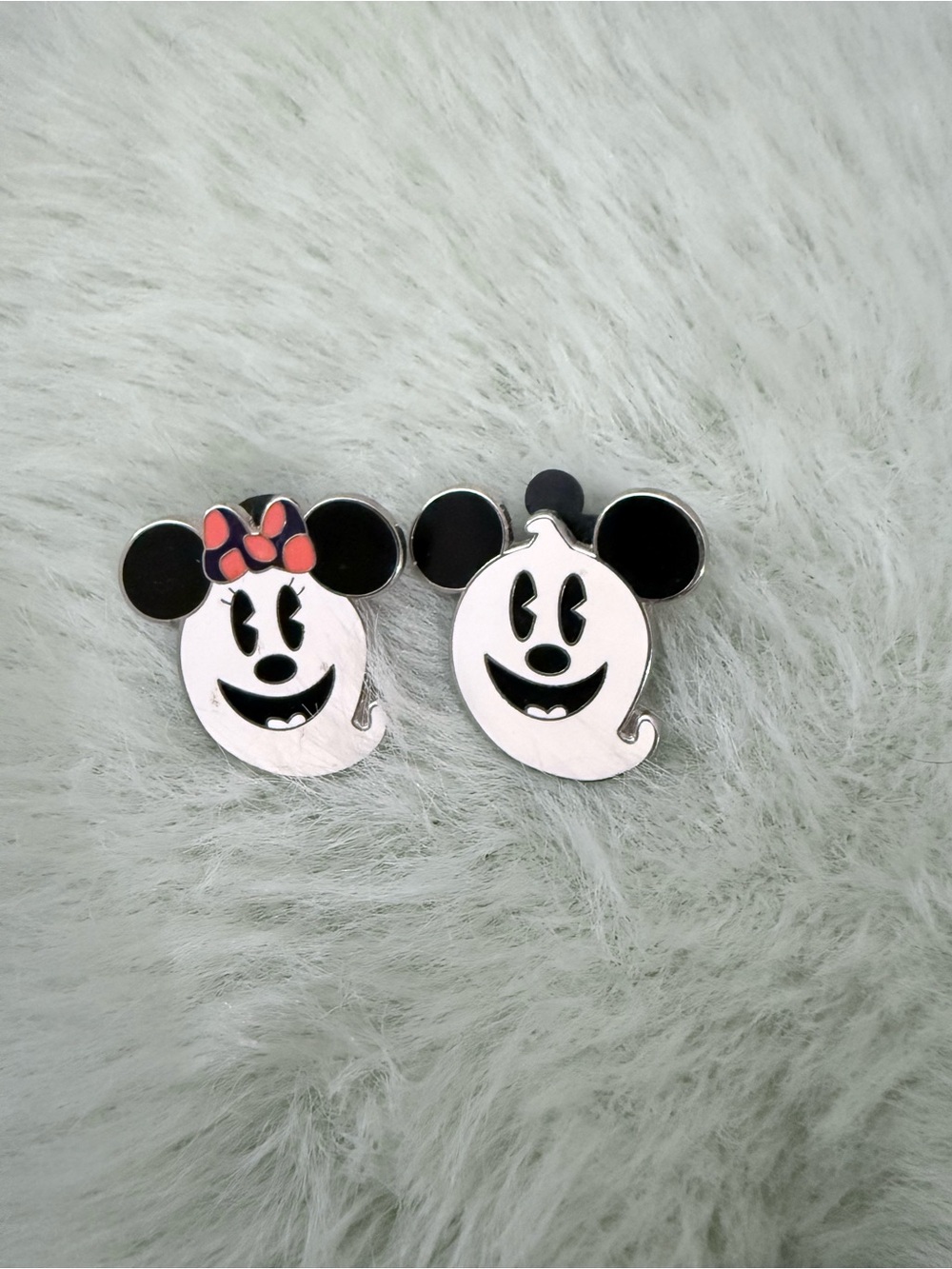 Disney Ghost Mickey & Minnie Mouse Collectable Pins